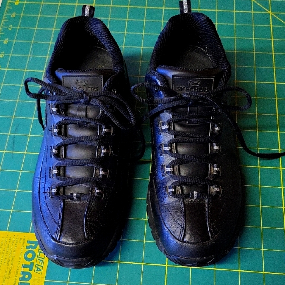 Skechers Black Work Shoes